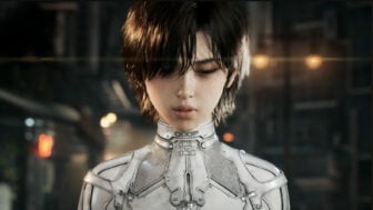 Screenshot from the new Stellar Blade game.